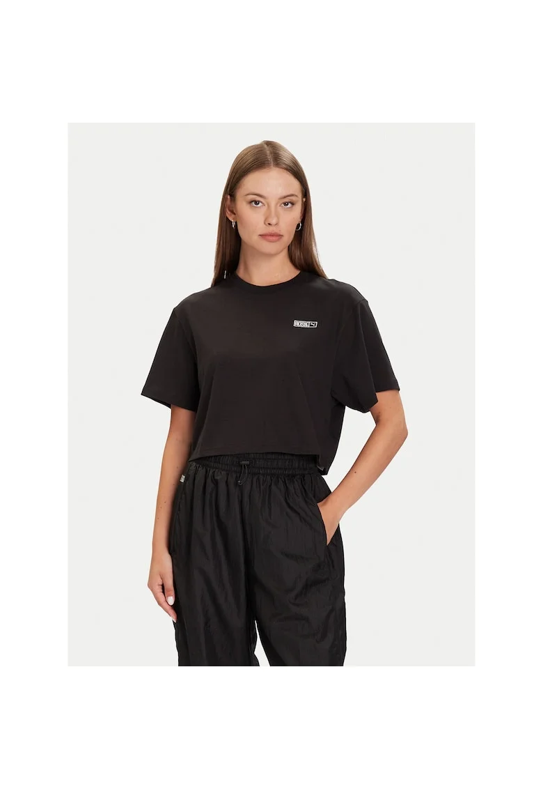 Tricou sport dama  negru, bumbac