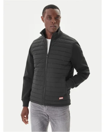 Geaca de tranzitie barbati  negru, material rezistent