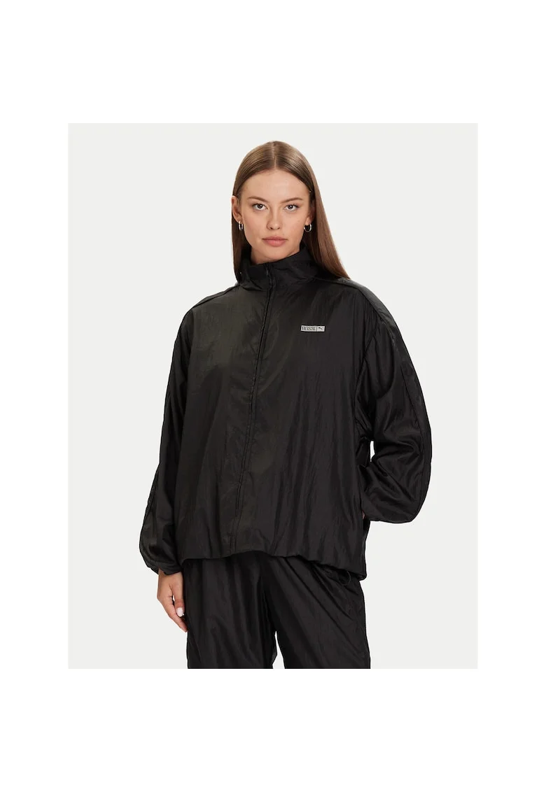 Hanorac sport dama,  cu fermoar, negru