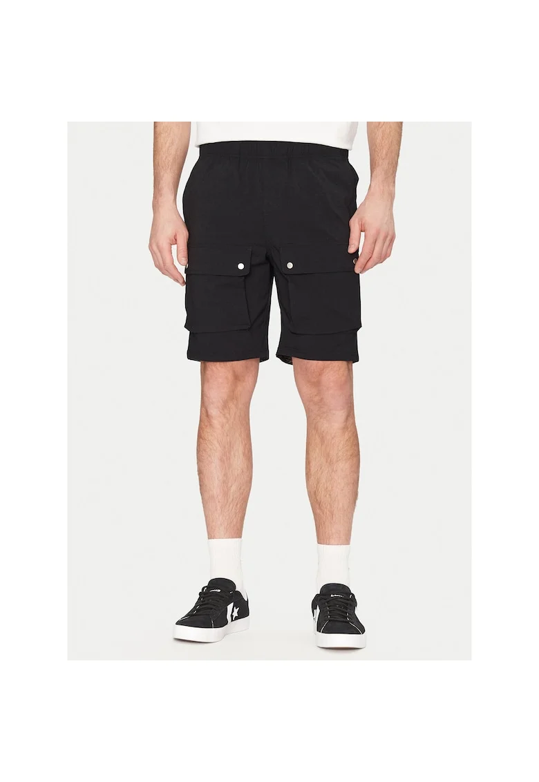 Pantaloni scurti barbati Resterods, negru, lifestyle