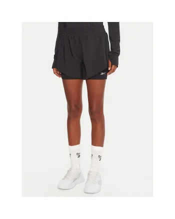 Pantaloni sport dama  scurti, negru, fabricat respirabil