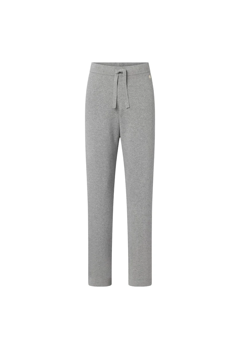 Pantaloni sport dama  tricot, gri