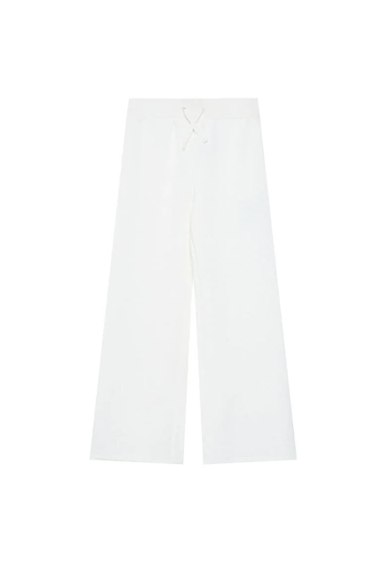 Pantaloni de trening fetita  ecru,