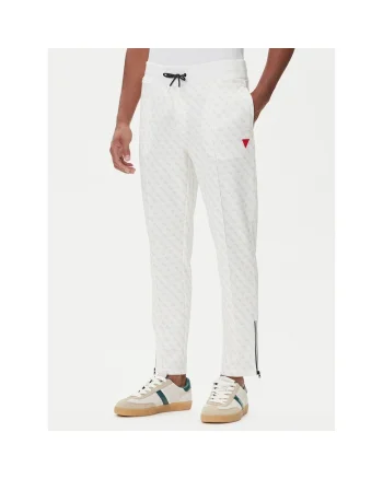 Pantaloni de trening barbati  alb