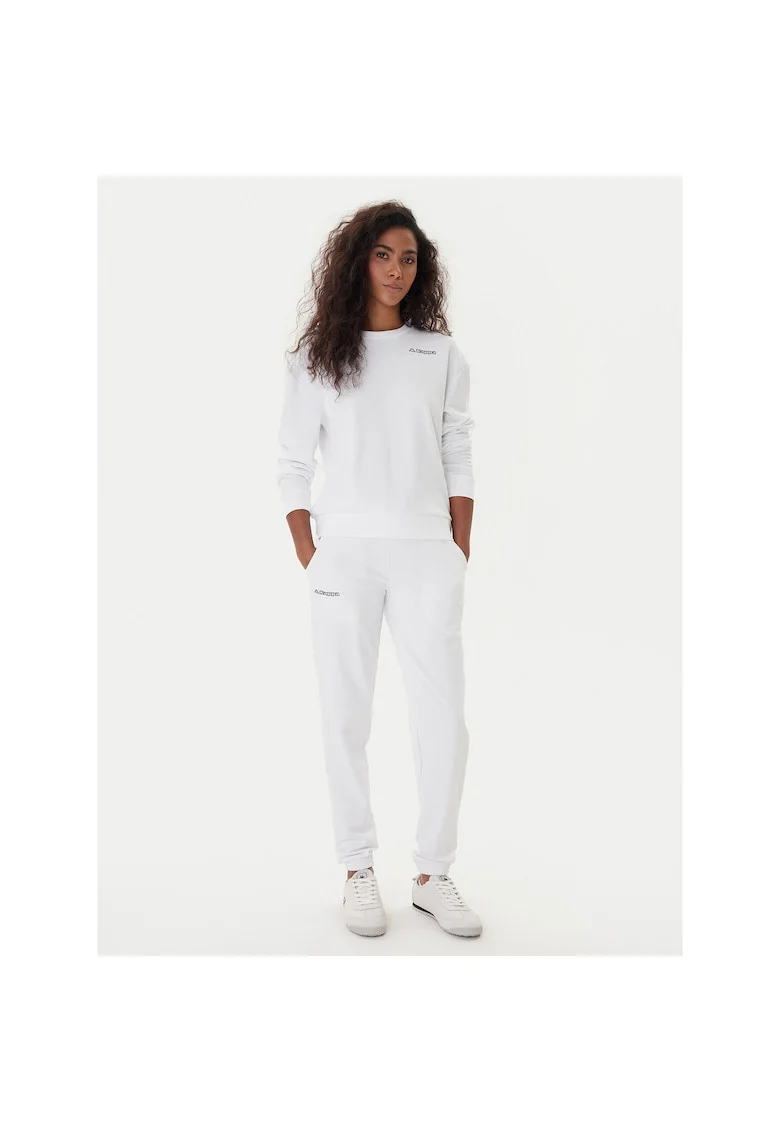 Pantaloni sport dama  alb, trening