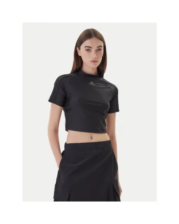 Tricou sport dama,  negru, bumbac