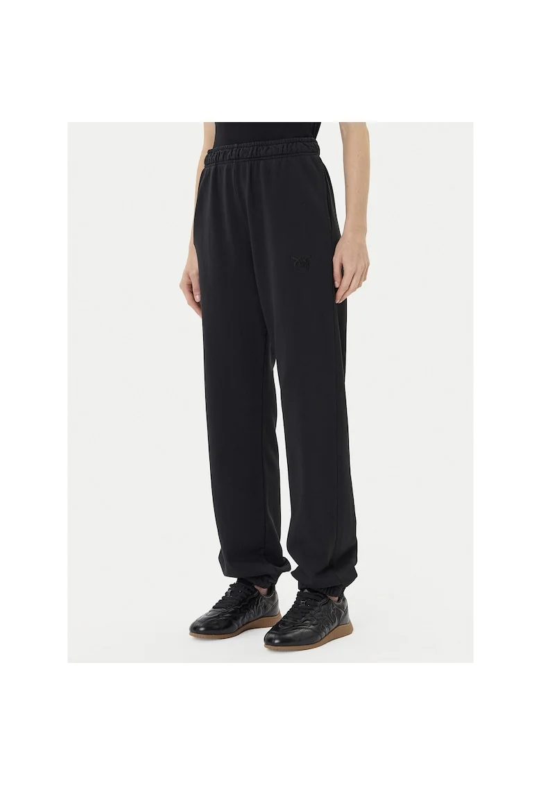 Pantaloni sport dama,  negru, material confortabil