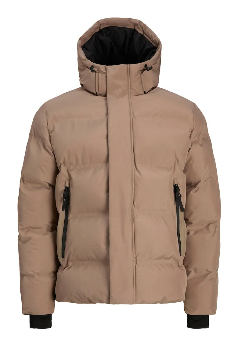 Geaca de iarna barbati  bej, fabricata din materiale de calitate