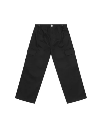 Pantaloni copii,  negru, stofa