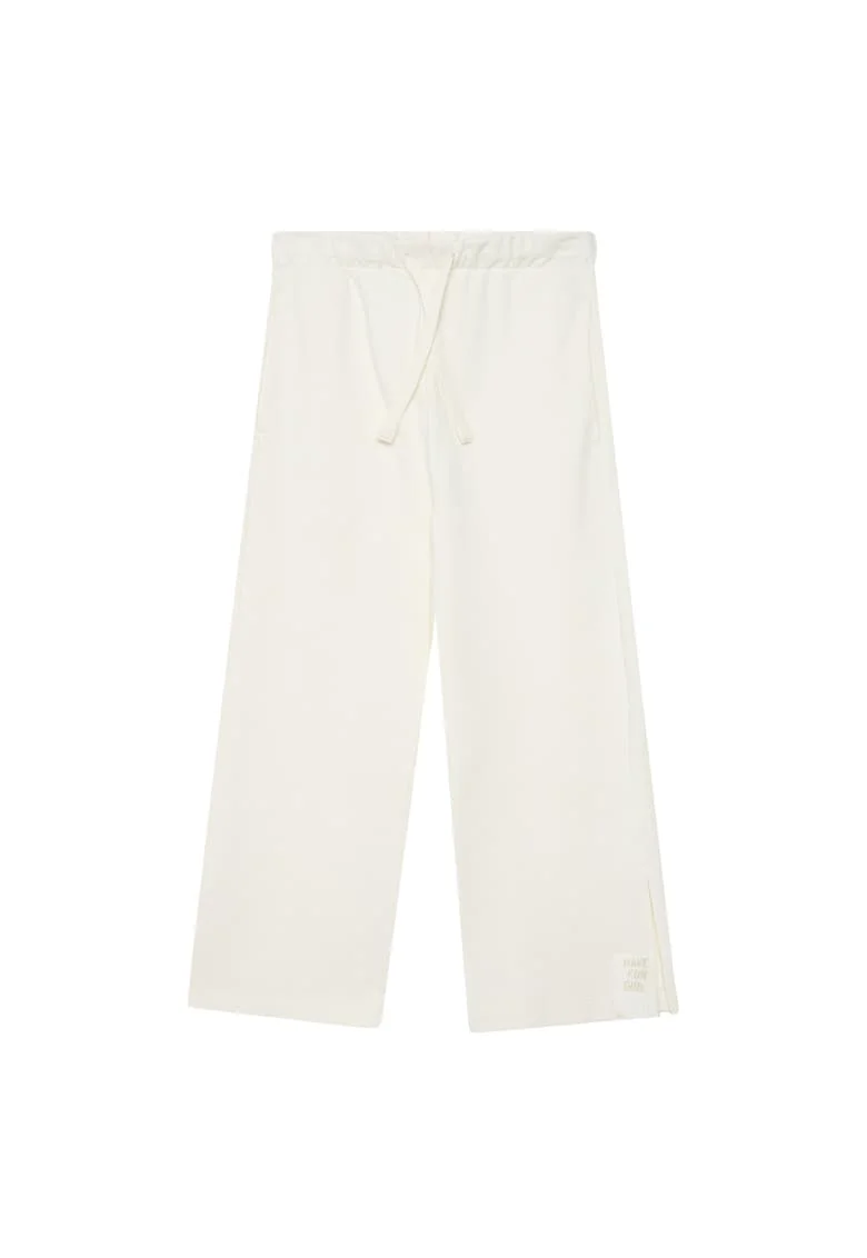Pantaloni de trening fetita  ecru,