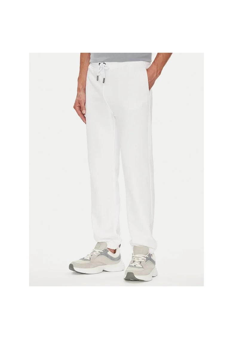 Pantaloni sport barbati  alb, de trening