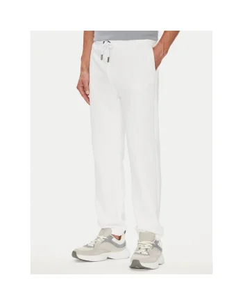 Pantaloni sport barbati  alb, de trening