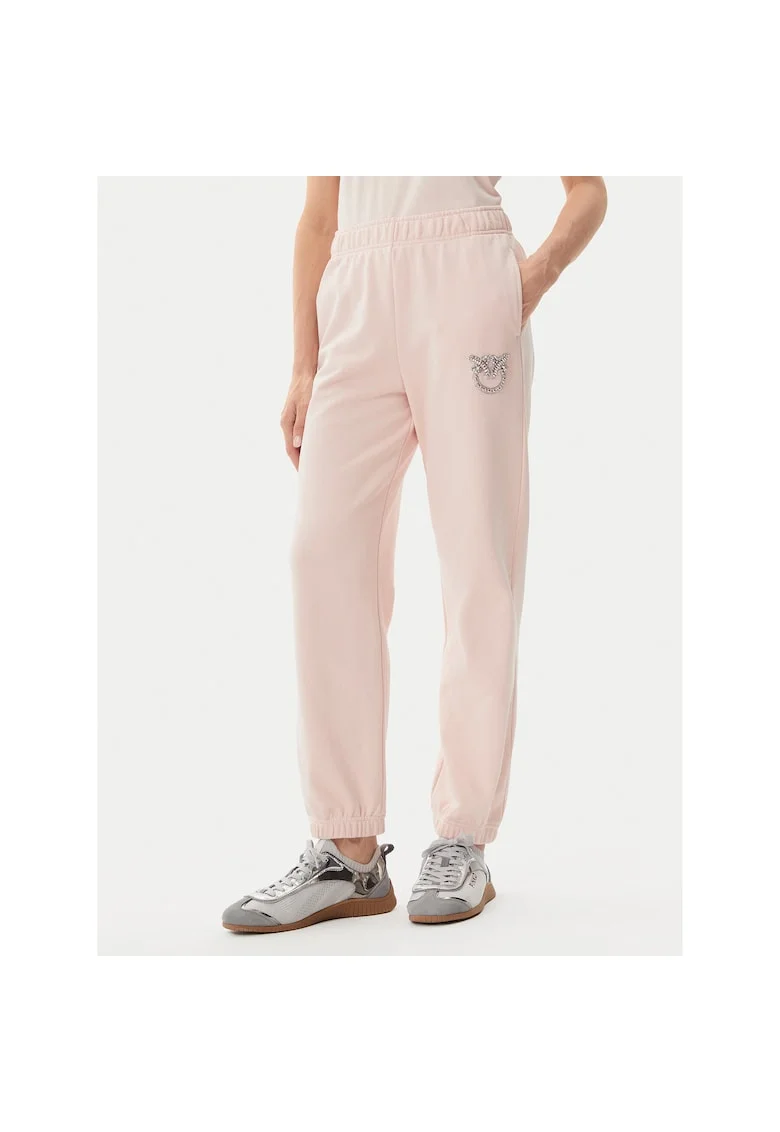 Pantaloni dama  roz pal