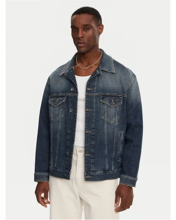 Geaca de blugi barbati Dolce Gabbana, albastru, denim,