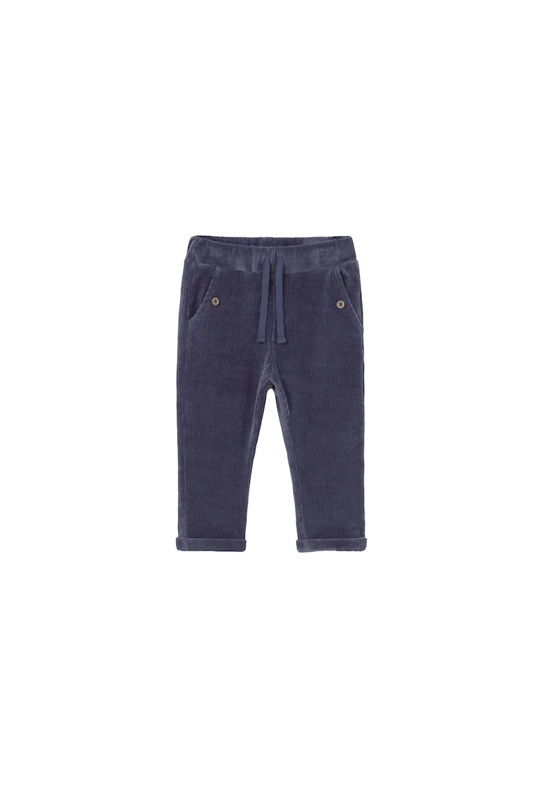 Pantaloni copii  bleumarin, material