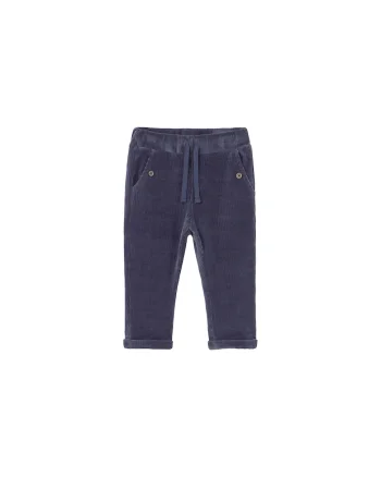 Pantaloni copii  bleumarin, material