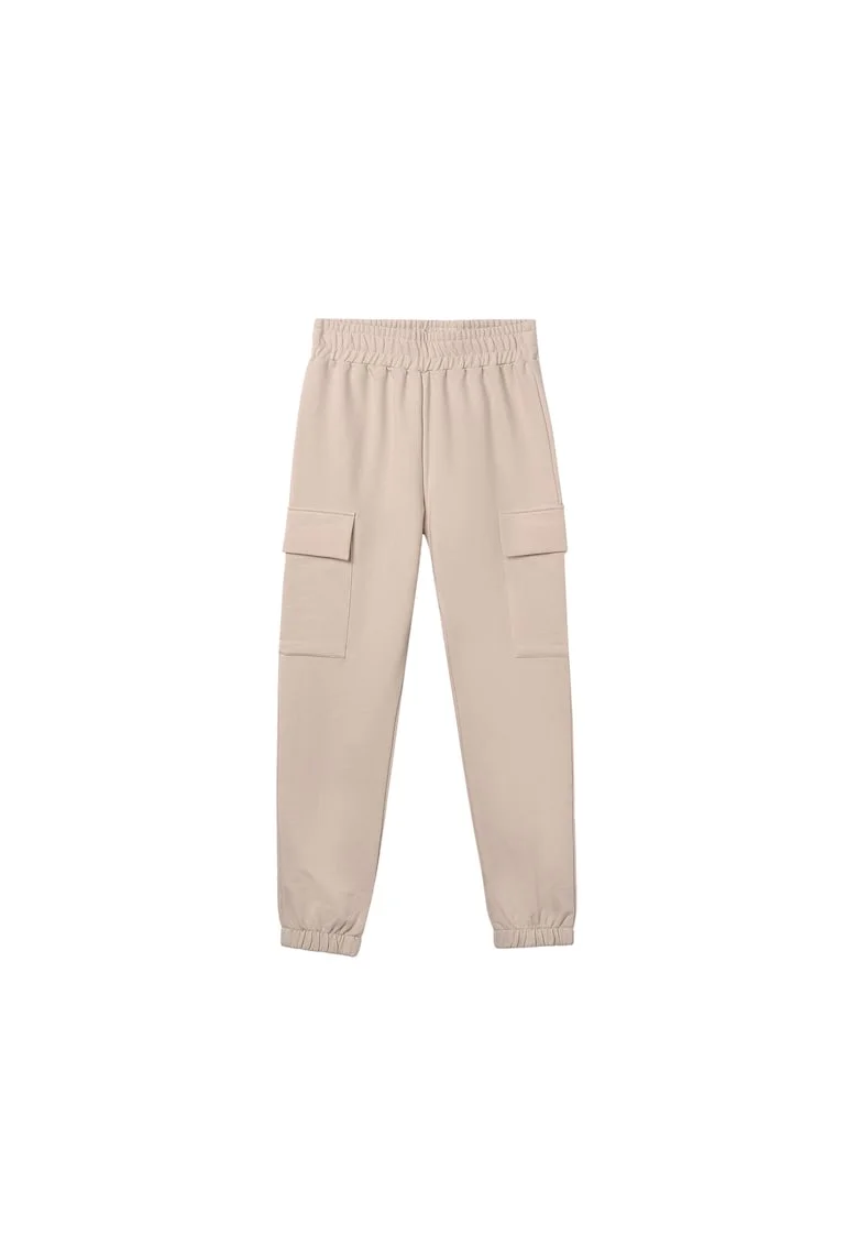 Pantaloni de trening fetita  bej,