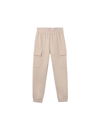 Pantaloni de trening fetita  bej,