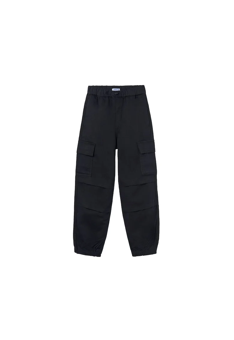 Pantaloni copii  jogger, negru,