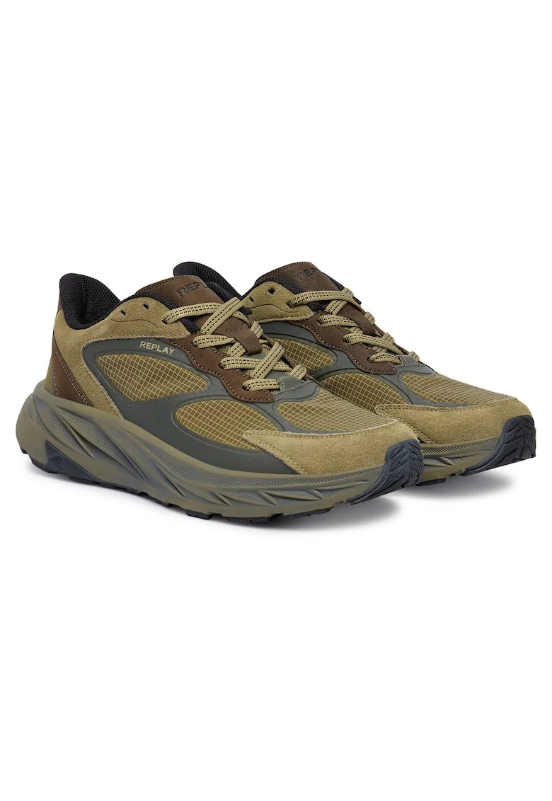 barbati  Mil Green, piele naturala, Verde