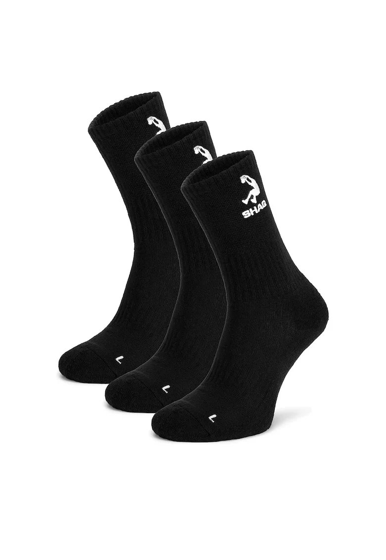 Sosete sport unisex  lungi, negru,