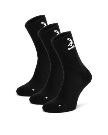 Sosete sport unisex  lungi, negru,