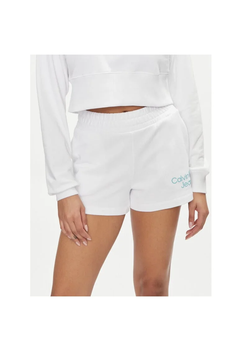 Pantaloni sport dama  alb,