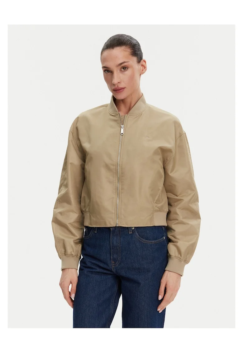 Jacheta bomber de dama  bej,