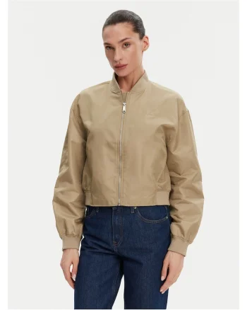 Jacheta bomber de dama  bej,