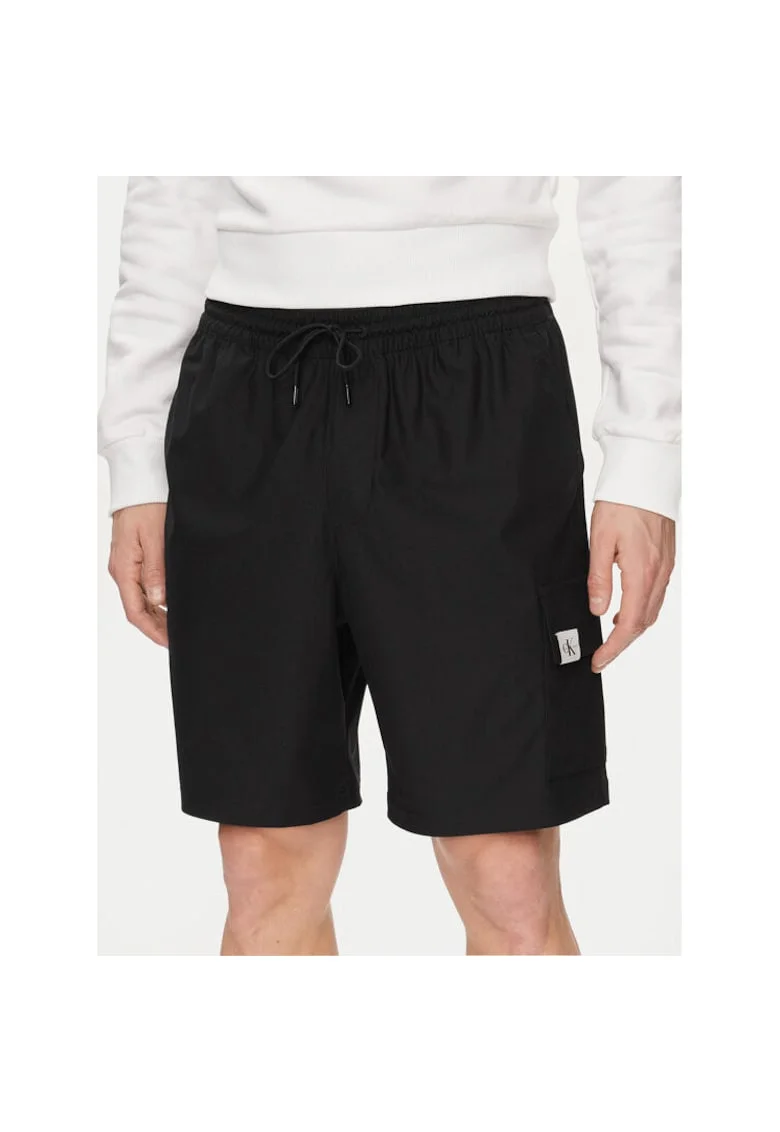 Pantaloni sport barbati  negru, material elastic