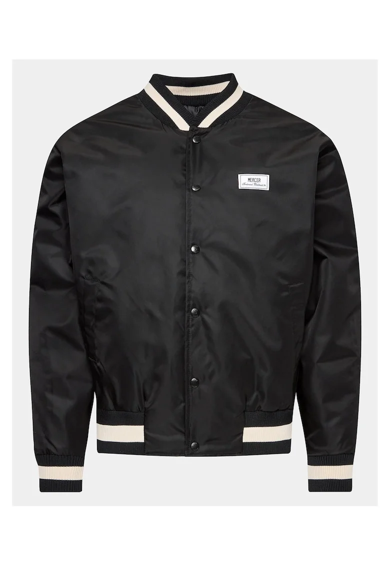 Jacheta bomber unisex  negru, material rezistent