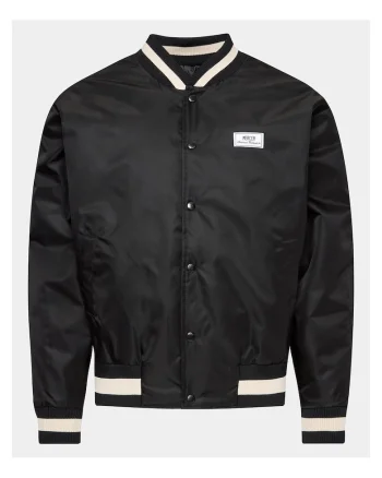 Jacheta bomber unisex  negru, material rezistent