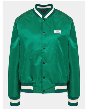 Jacheta bomber unisex  verde, material usor