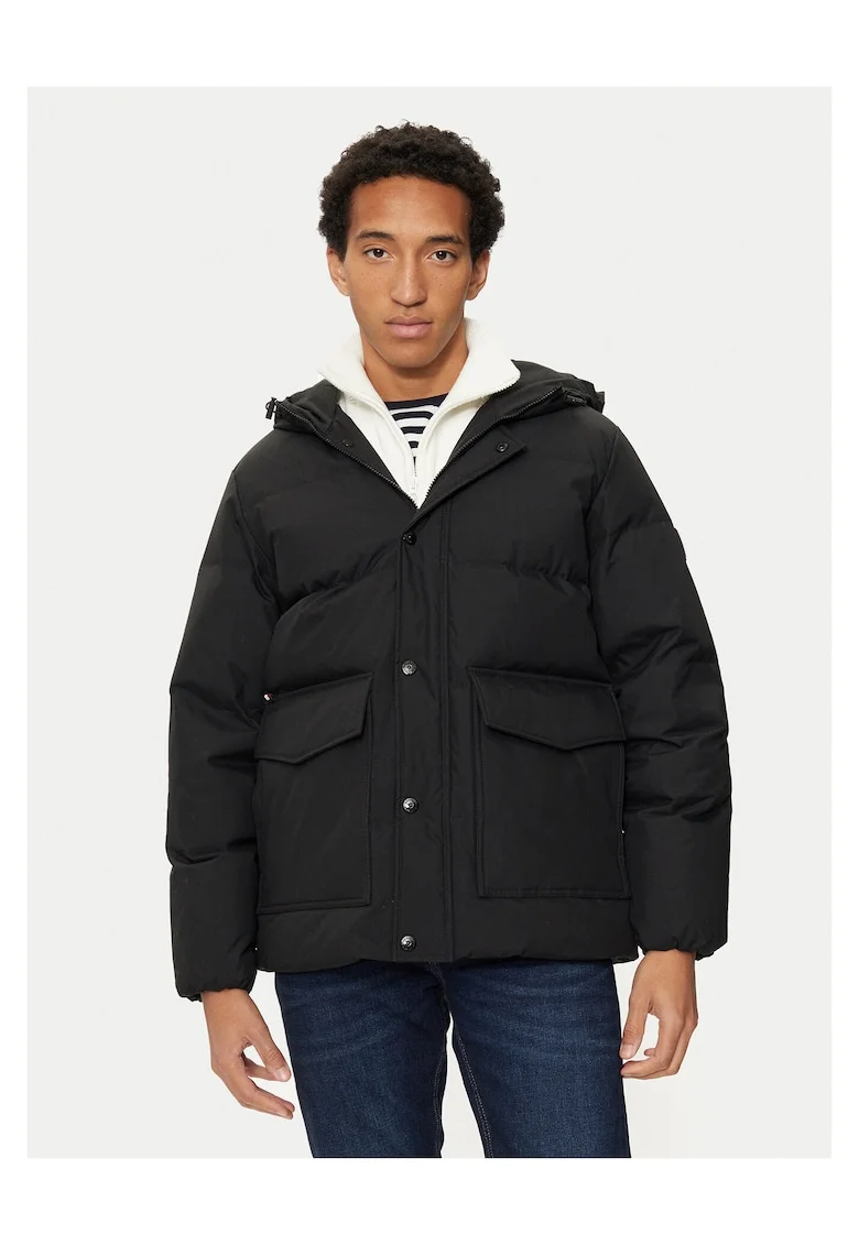 Geaca de puf barbati  neagra,