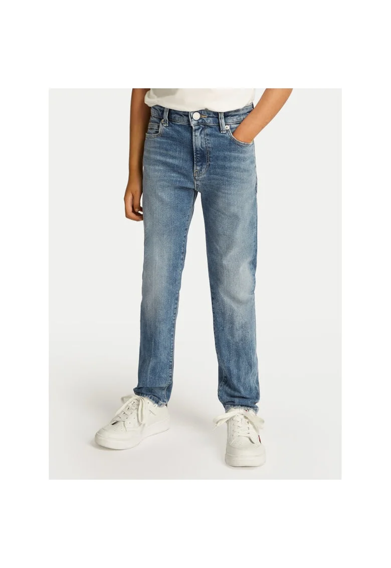 Jeans pentru baieti  albastru,