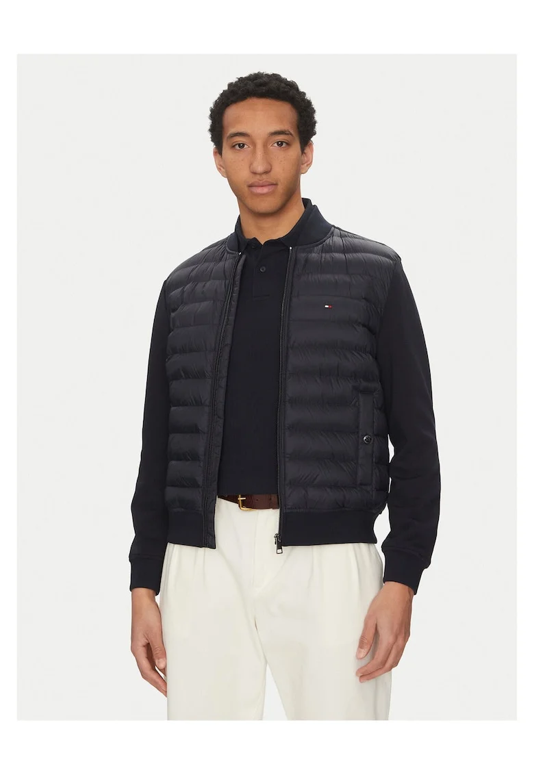 Geaca bomber stil barbatesc,  bleumarin