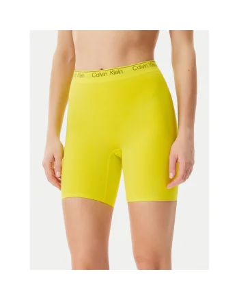 Pantaloni sport dama  galben, material elastic