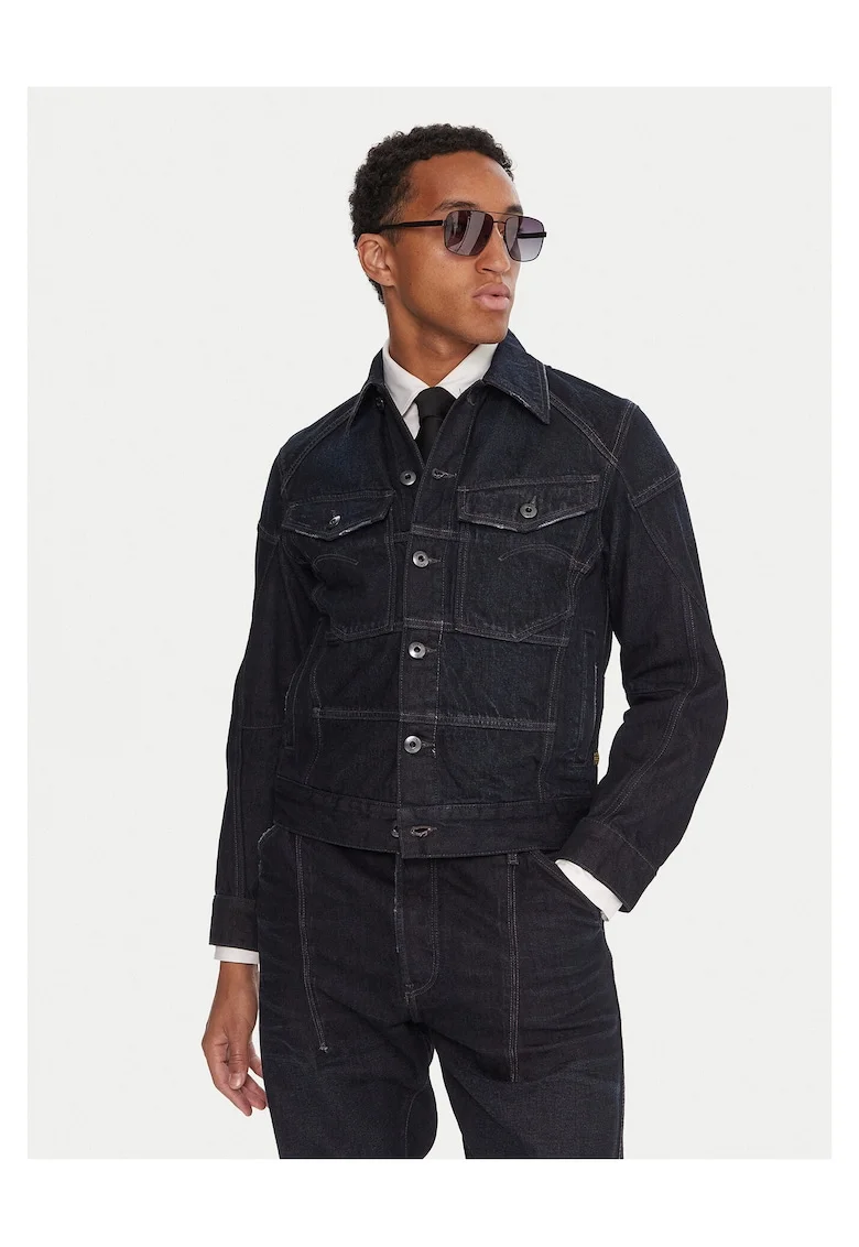 Geaca barbati,  bleumarin, denim