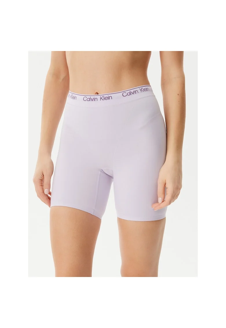 Pantaloni scurti sport dama  violet, material elastic