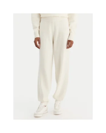 Pantaloni sport dama  crem
