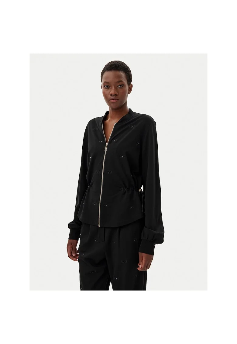 Hanorac dama  negru, stil sport
