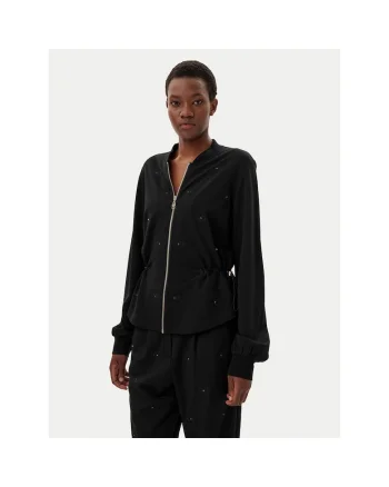 Hanorac dama  negru, stil sport