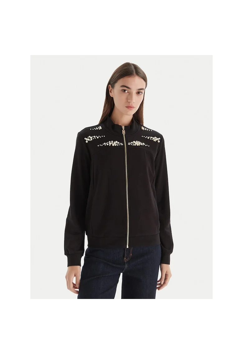Hanorac dama  negru, model de sport