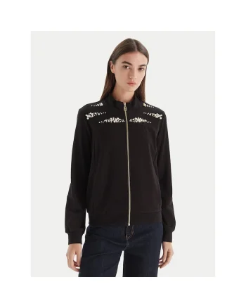 Hanorac dama  negru, model de sport