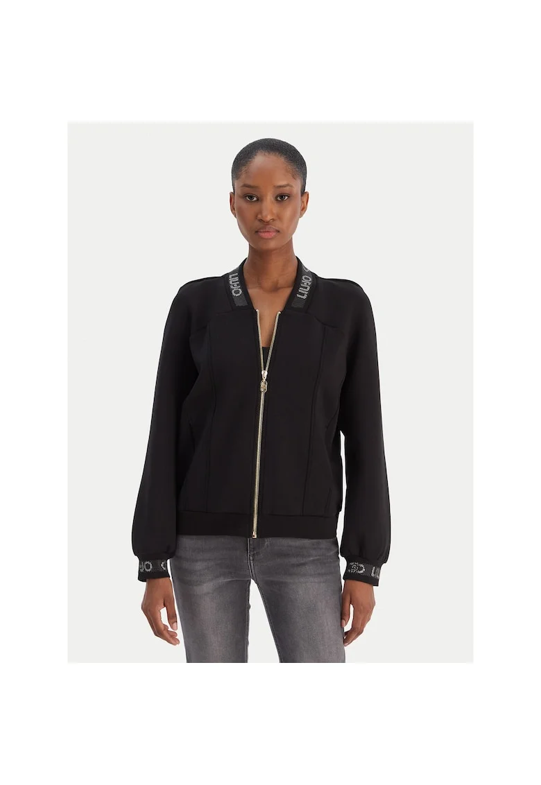 Hanorac dama  negru, sport, textil