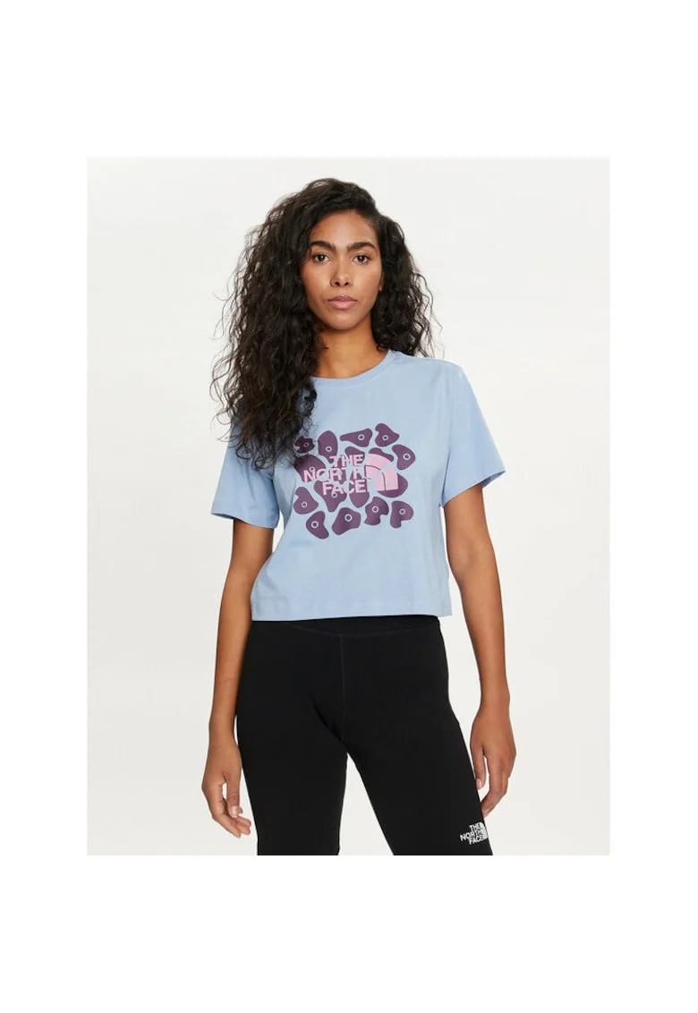 Tricou sport dama  albastru, bumbac