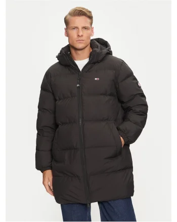 Geaca de puf barbati  negru, material usor