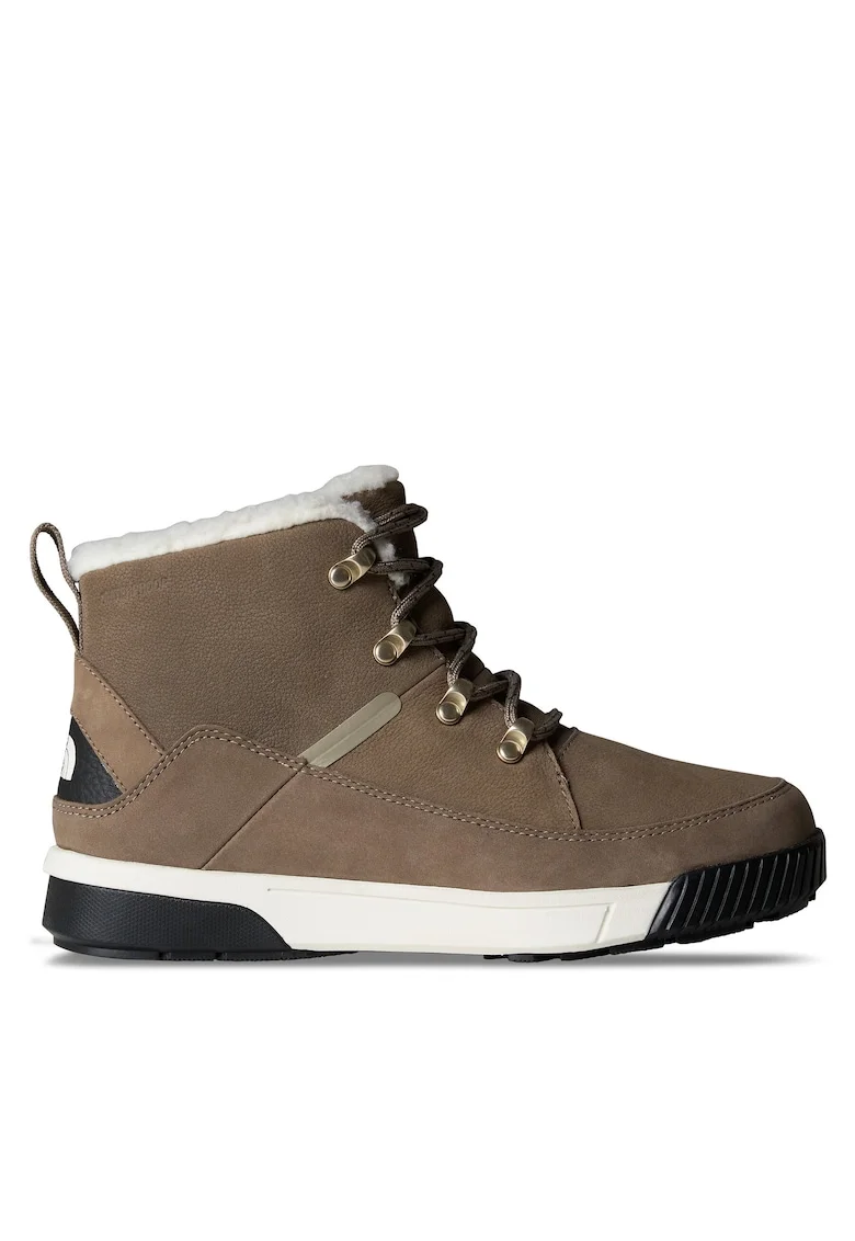 Ghete sport dama,  Cavern Grey/White Dune, piele naturala, impermeabile