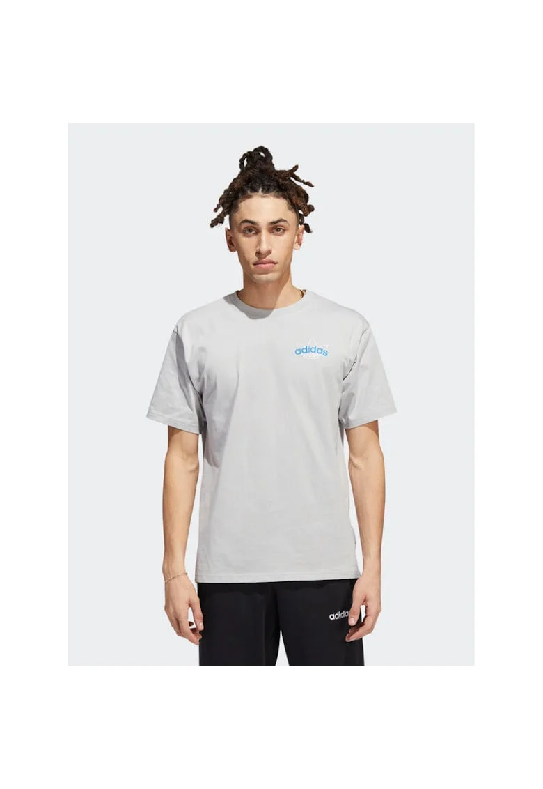 Tricou sport barbati  gri, bumbac,
