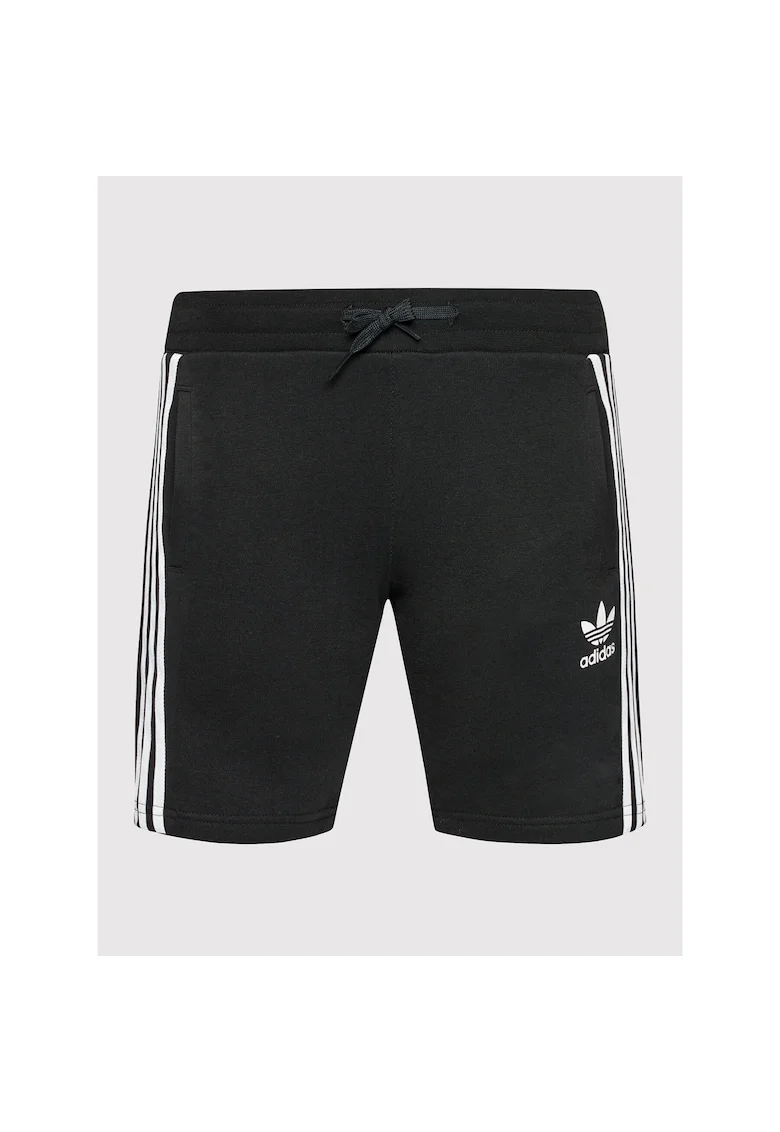 Pantaloni sport pentru copii,  scurti, unisex, negru